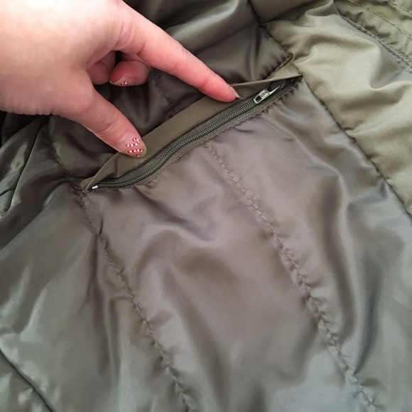 ⭐️ Women’s Field Jacket Removeable Hood Belt Khaki - Picture 8 of 16